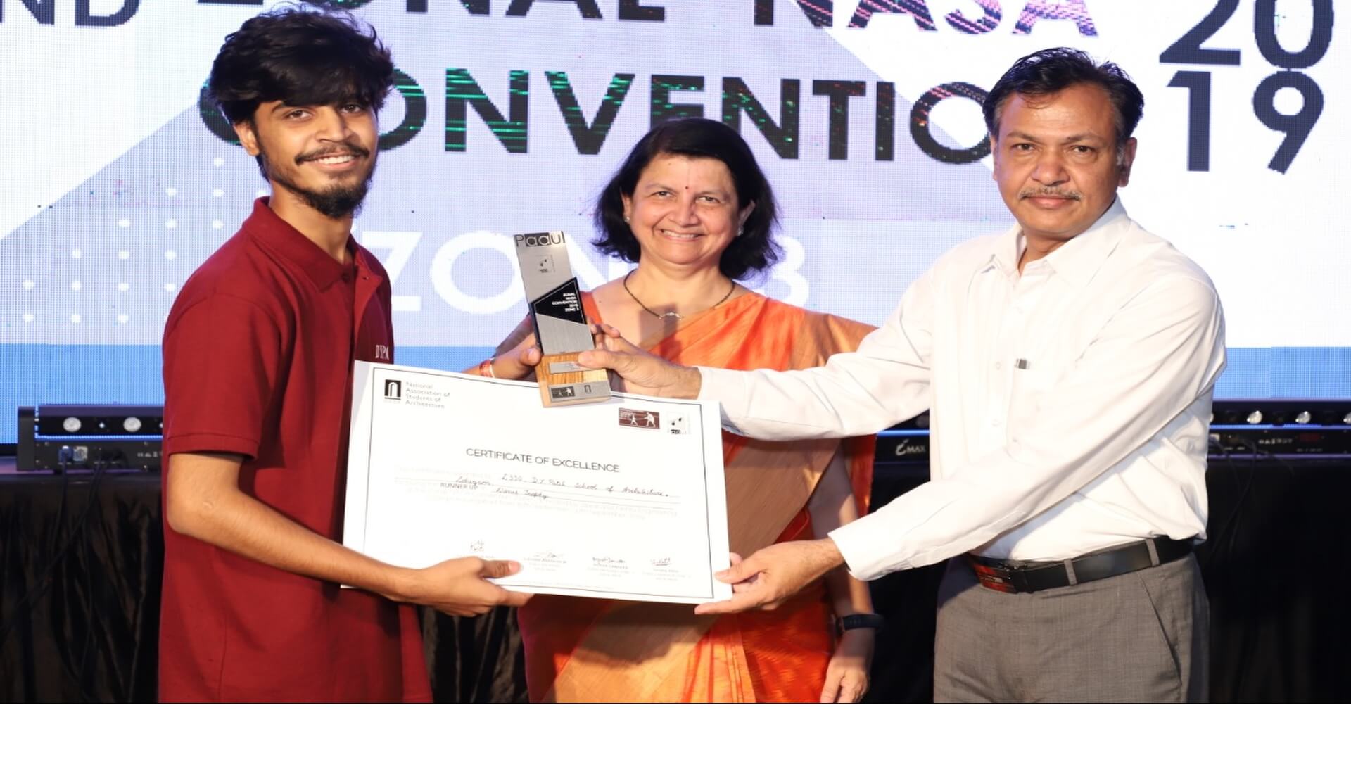 Special mention in Dance trophy at Zonal NASA